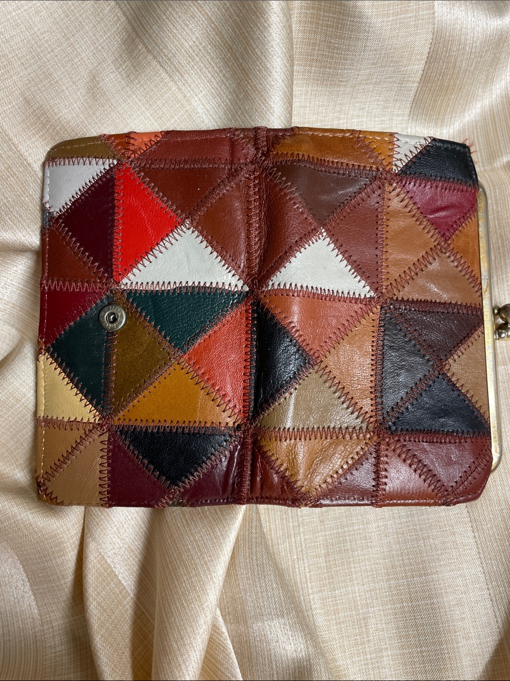 Roger Gimbel Patchwork Leather Ladies Wallet in Multicolor - Picture 5 of 7